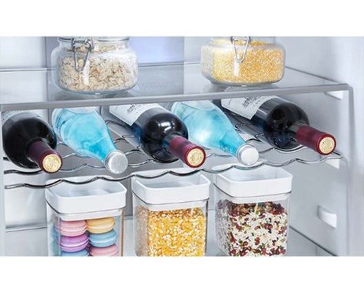 Teknix FFH1865BIX 186cm 60/40 Fridge Freezer Inox Black