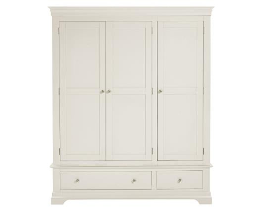 BORDEAUX 3 DOOR WARDROBE - IVORY