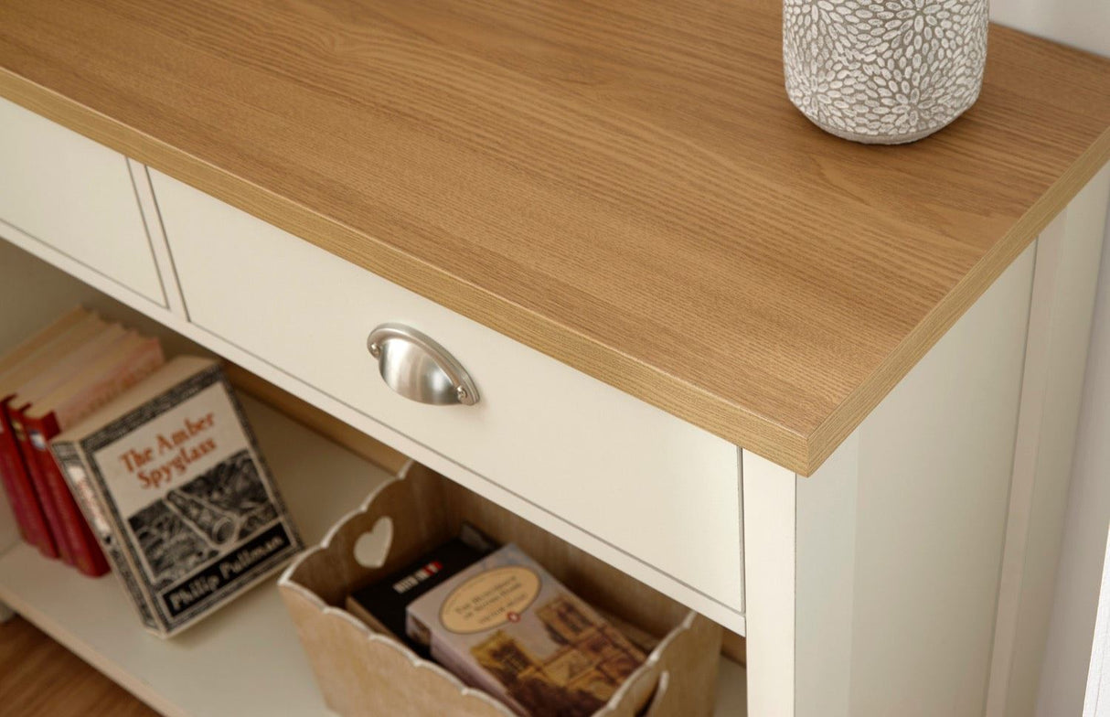 Lancaster console hall table cream