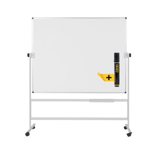 Bi-Office Revolving Whiteboard Enamel Surface 150x120cm QR0404