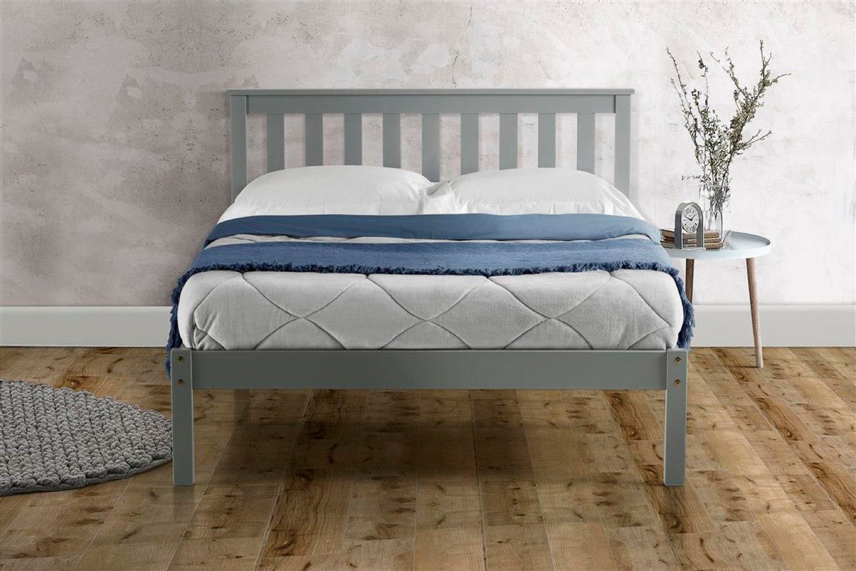 Denver Small Double Bed - Grey