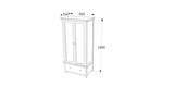 Boston 2 Door, 1 Drawer Wardrobe