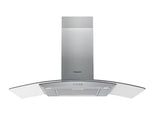 Hotpoint PHGC94FLMX 90cm Curved Glass Hood