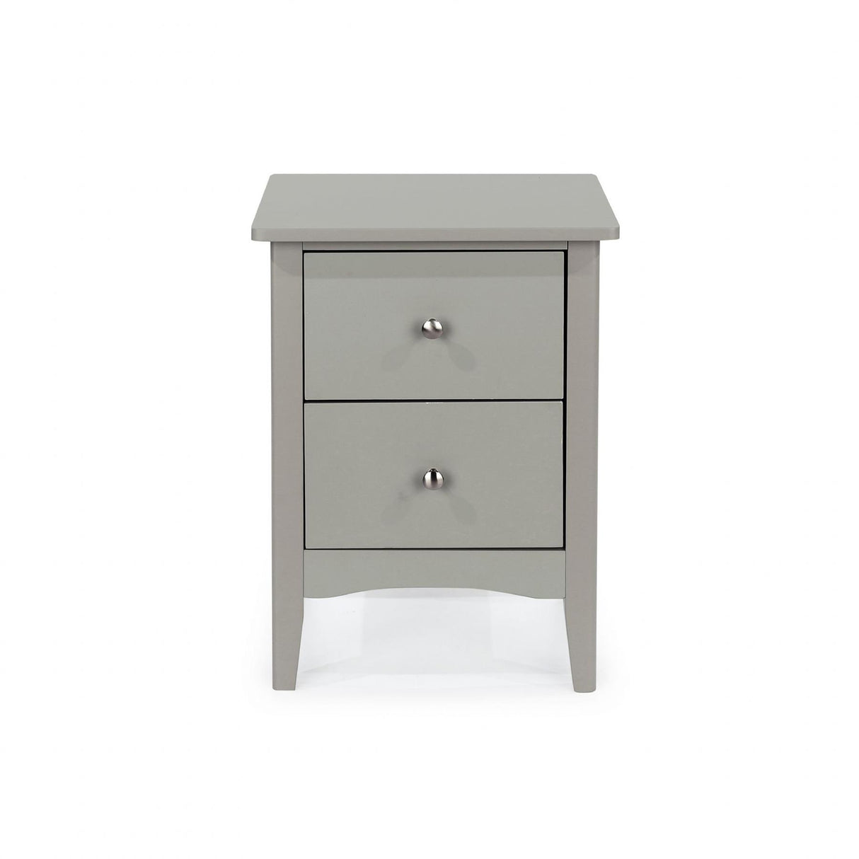 Como 2 Drawer Bedside Cabinet-Light Grey