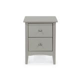 Como 2 Drawer Bedside Cabinet-Light Grey