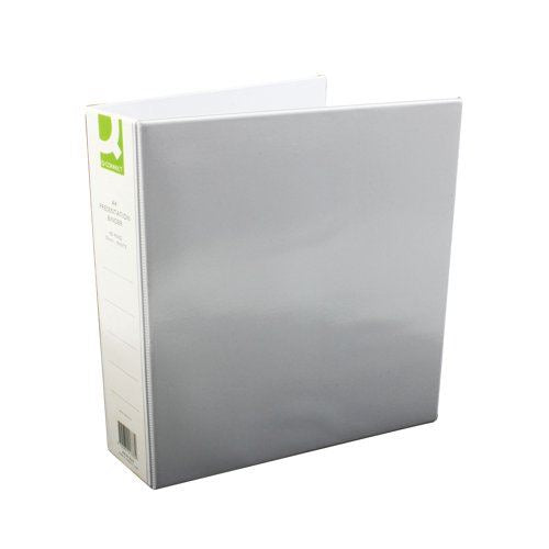 Q-Connect Presentation 50mm 4D Ring Binder A4 White (Pack of 6) KF01333Q