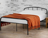 Milton Small Double Bed - Black