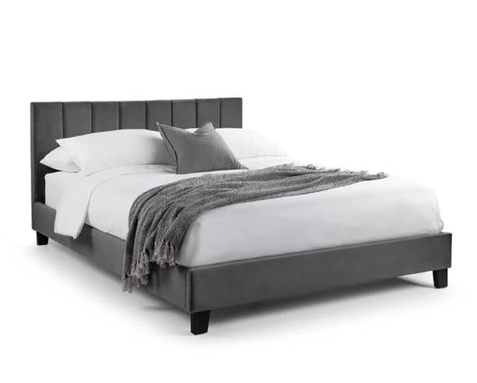 Rosa Velvet Bed in a Box Cream - Single
