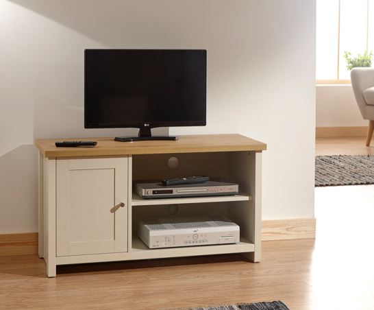 Lancaster Small TV Cabinet Cream