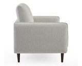 Remy Fabric 2 Seater Sofa Light Grey