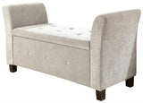Verona diamante window seat silver chenille