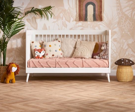 Maya Cot Bed - Nordic White