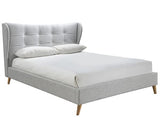Harper Double Bed - Dove Grey