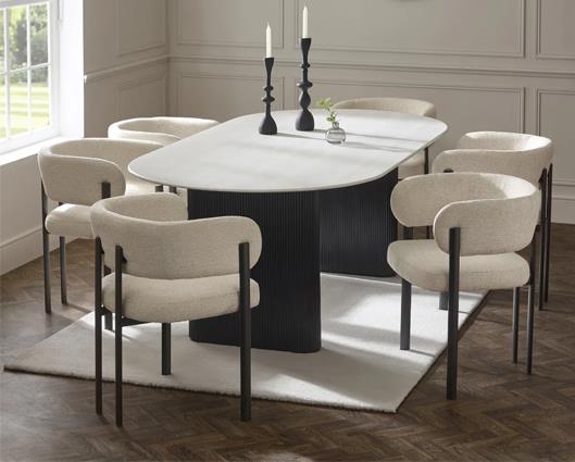 Set of 2 Bolivia Dining Chairs