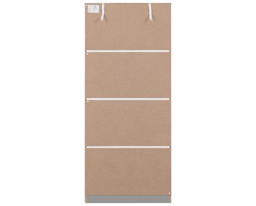DAKOTA 2 DOOR WARDROBE - LIGHT GREY