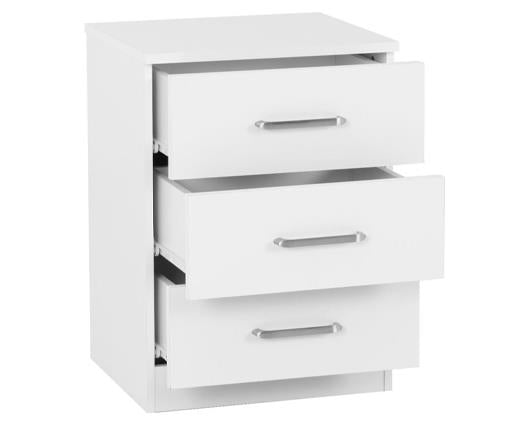 DAKOTA 2 DOOR WARDROBE BEDROOM SET - WHITE