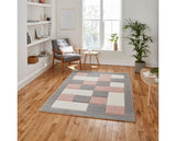 Brooklyn BRK04 Grey/Rose - 120 x 170