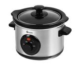 Swan 1.5L Slow Cooker Stainless Steel