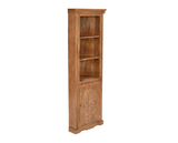 Artwork Mango Wood Corner Bookcase