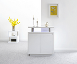 Polar High Gloss Led Sideboard White