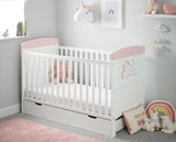 Grace Inspire Cot Bed & Under Drawer - Unicorn