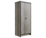 Boston 2 Door Wardrobe Grey