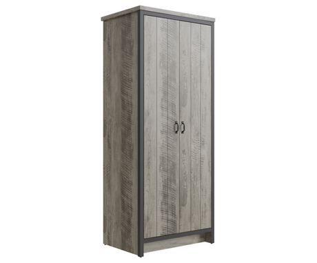 Boston 2 Door Wardrobe Grey