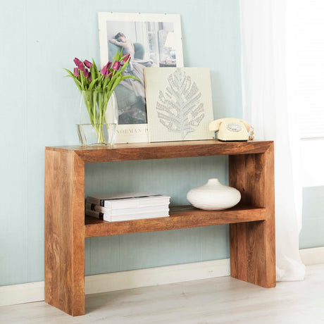 Toko Light Mango Console Table