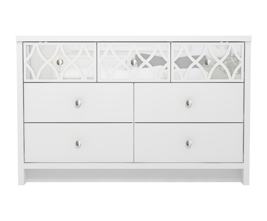 Arianna 3+4 Drawer Chest White