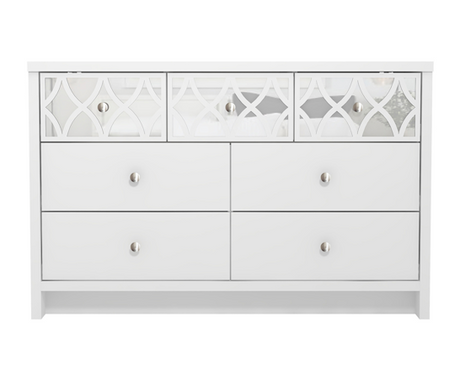 Arianna 3+4 Drawer Chest White