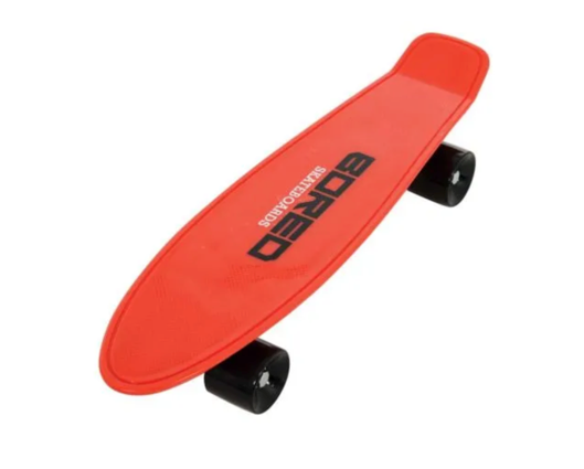 Bored Cruiser X Skateboard- Red