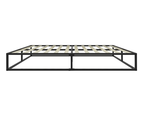 150cm Soho Metal Platform Bed Black