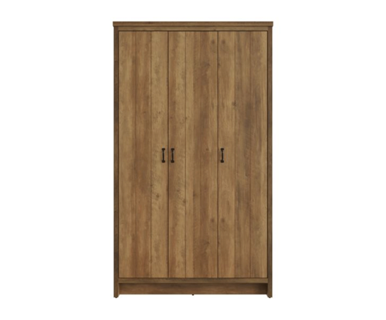 Boston 3 Door Wardrobe Knotty Oak