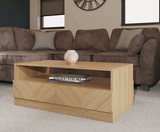 Catania Coffee Table Euro Oak