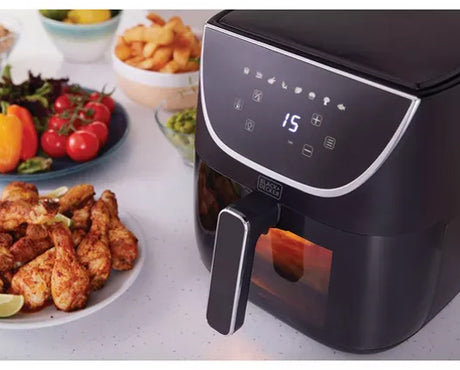 Black + Decker 6L Digital Air Fryer with Window