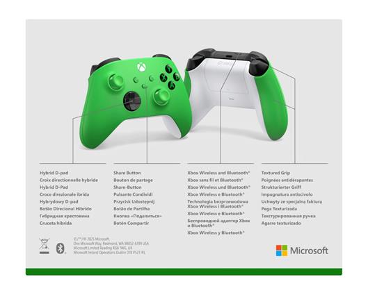 Xbox Wireless Controller – Velocity Green