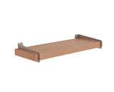 Keer 60cm chunky shelf with slide on brackets - oak effect