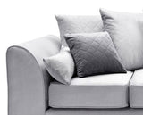 Chicago Right Hand Facing Corner Sofa-Light Grey
