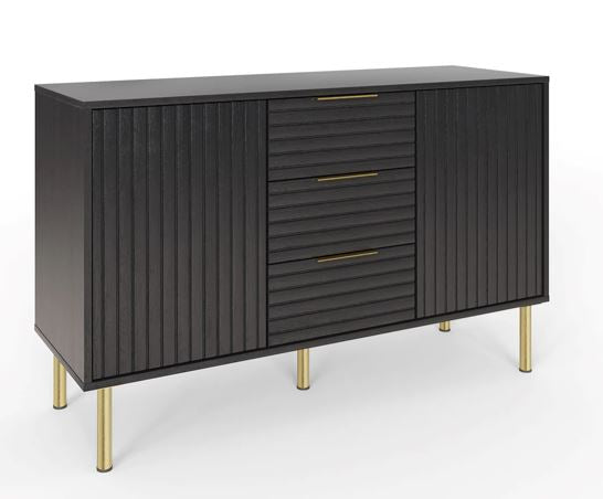 Nervata Sideboard Black