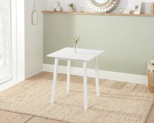Stonesby Square Dining Table White