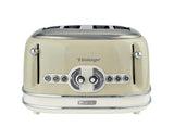 Ariete Retro Style 4 Slice Toaster -  Beige