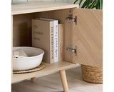 Herringford Large TV Unit - Oak