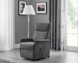 HELENA RISE & RECLINE CHAIR - CHARCOAL FABRIC