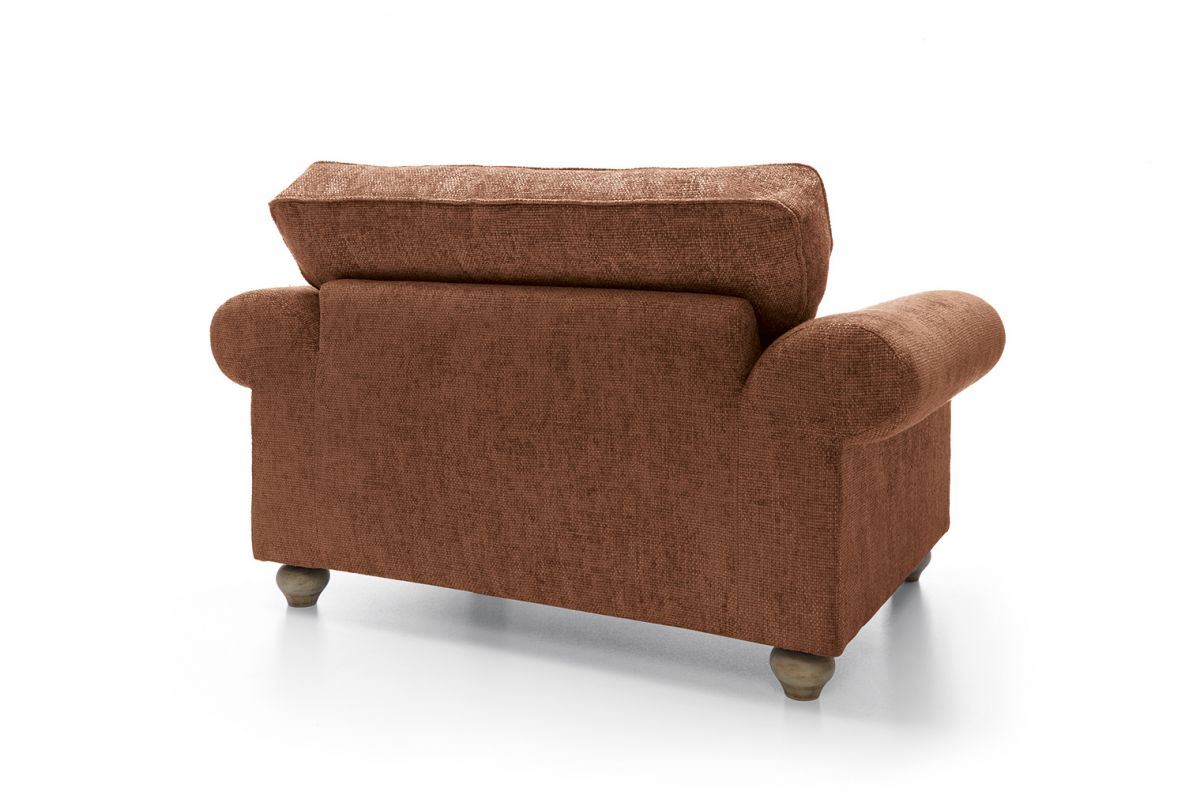 Ingrid Love Seat - Burnt Orange
