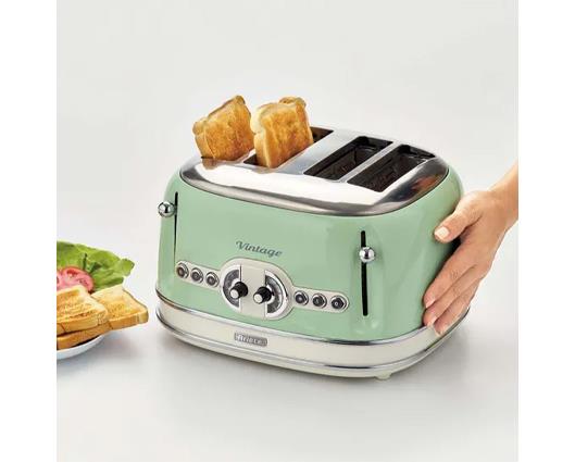 Ariete Retro Style 4 Slice Toaster - Green
