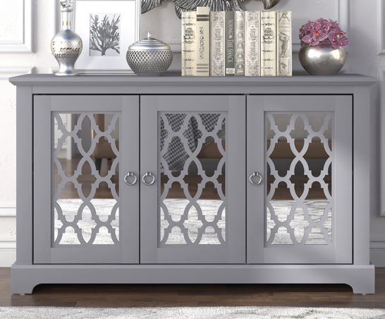 Honiton 3 Door Sideboard Grey