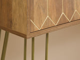 Orleans 2 drawer console desk mango
