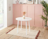 Pickworth Dining Set with 2x Upton Chairs White