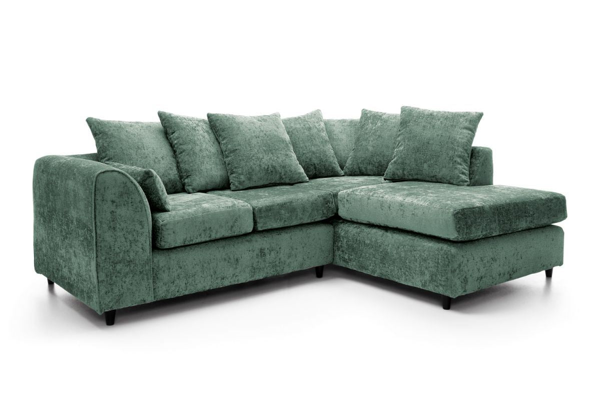 Harriet Right Corner Sofa - Rifle Green