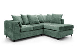 Harriet Right Corner Sofa - Rifle Green
